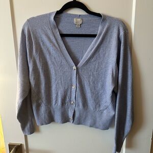 Women's Light Blue Cardigan Sweater